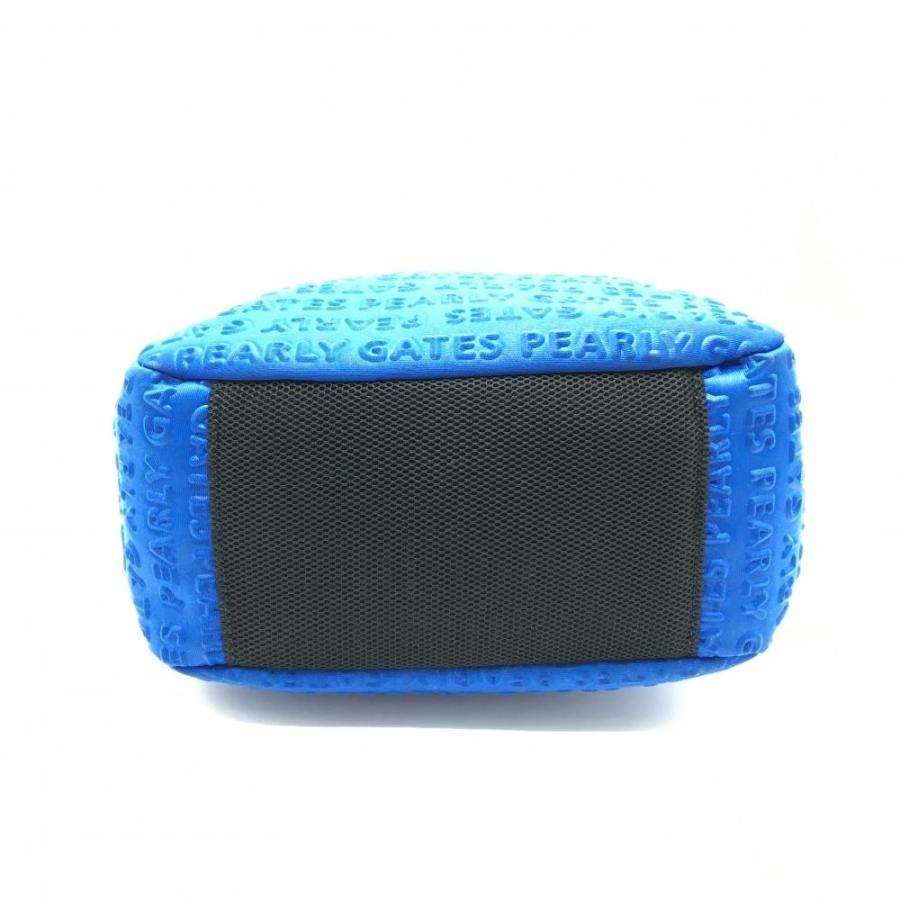 PEARLY GATES（パーリーゲイツ） 2WAYカートバッグ ブルー 立体ロゴ総