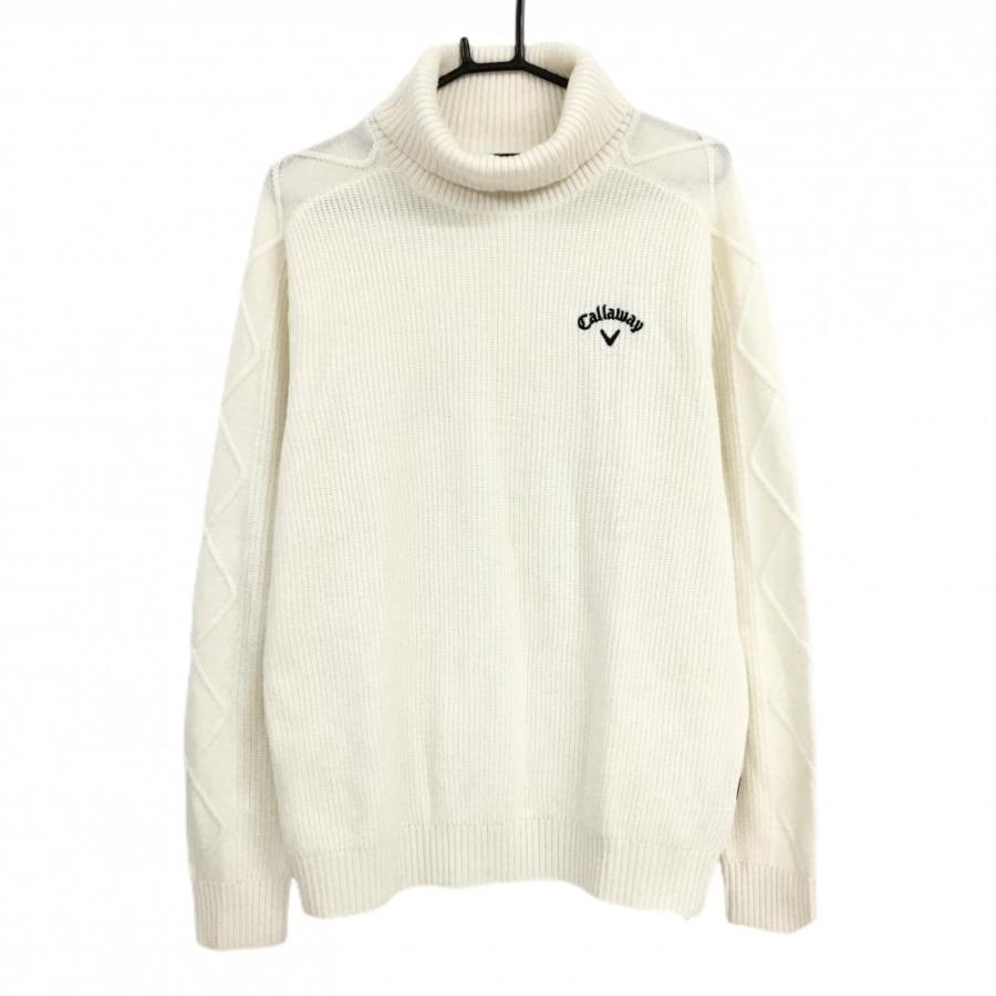 【中古美品】callawayキャロウェイ タートルネックセーター 3Lブラック系 Callaway（キャロウェイ） 【超美品】キャロウェイ タートルネック