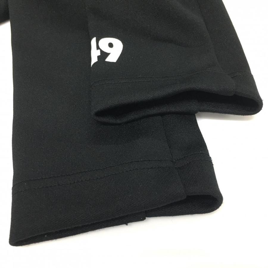 TFW49 【美品】TFW49 長袖ハイネックシャツ 黒×白 ネック ネック