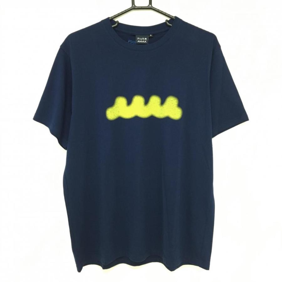 muta ムータマリン プリントTシャツ ネイビー L muta MARINE（ムータマリン） 【新品】ムータマリン Tシャツ ネイビー