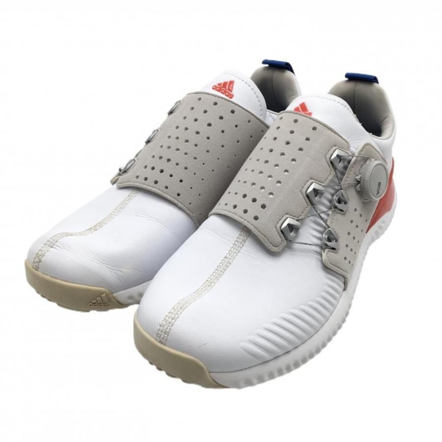 adidas（アディダス） 【美品】アディダス ゴルフシューズ 白×ブルー