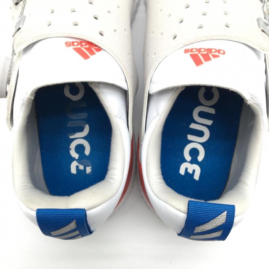 adidas（アディダス） 【美品】アディダス ゴルフシューズ 白×ブルー