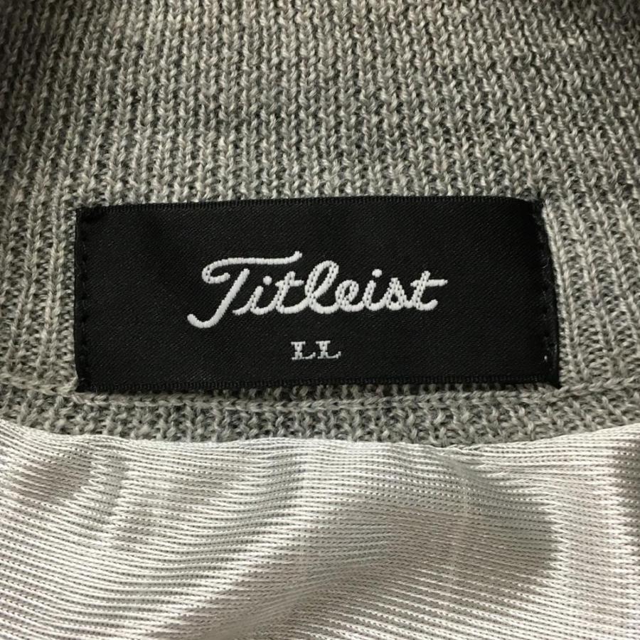Titleist（タイトリスト） ニットジャケット グレー×ピンク アーガイル