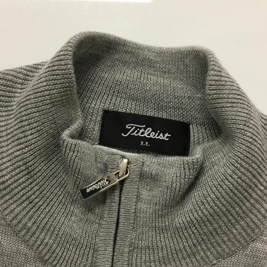 Titleist アーガイル ジャケット Titleist（タイトリスト） ニットジャケット グレー×ピンク アーガイル