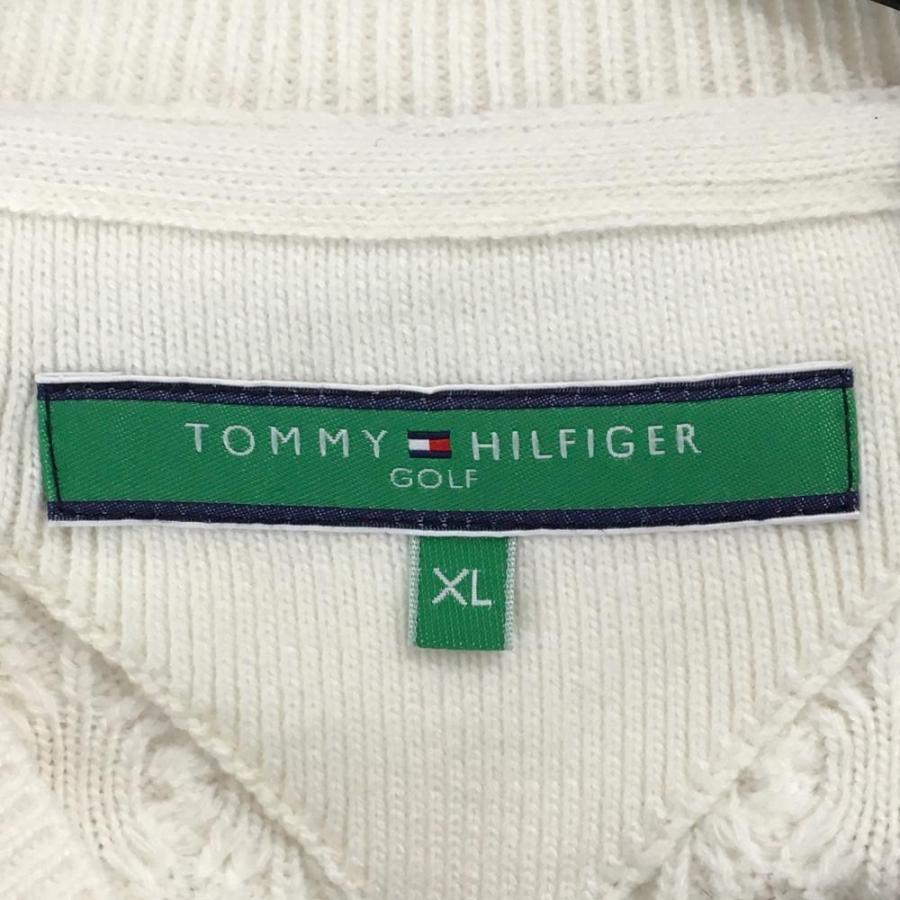 TOMMY HILFIGER GOLF（トミー ヒルフィガー ゴルフ） ニットベスト 白