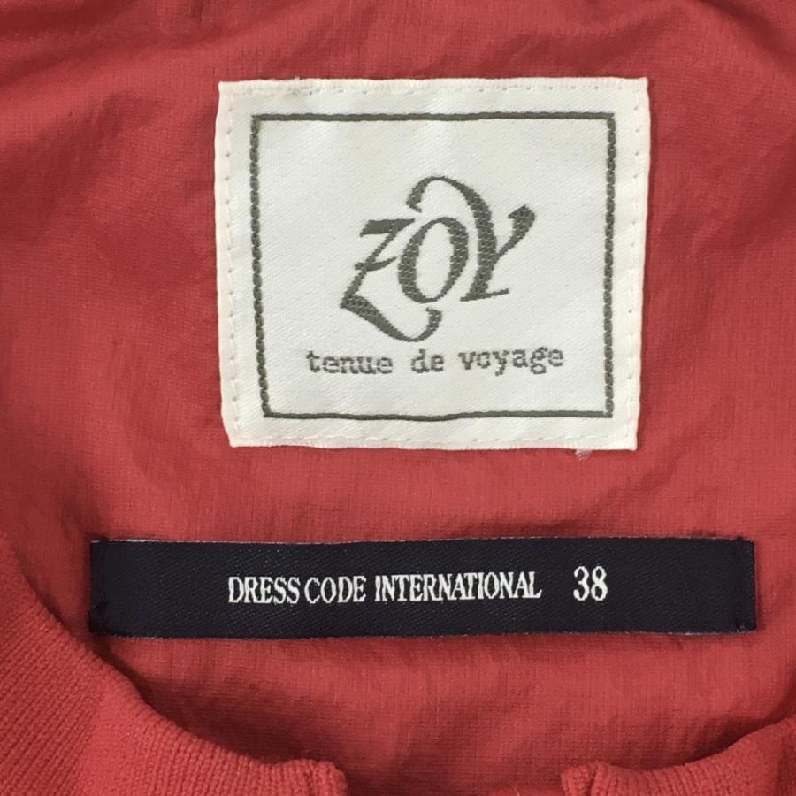 ZOY（ゾーイ） 【美品】ゾーイ ブルゾン レッド×白 複数ワッペン 裏地
