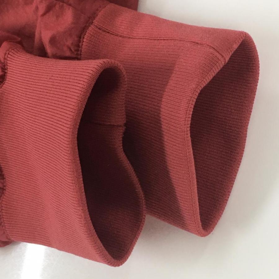 ZOY（ゾーイ） 【美品】ゾーイ ブルゾン レッド×白 複数ワッペン 裏地