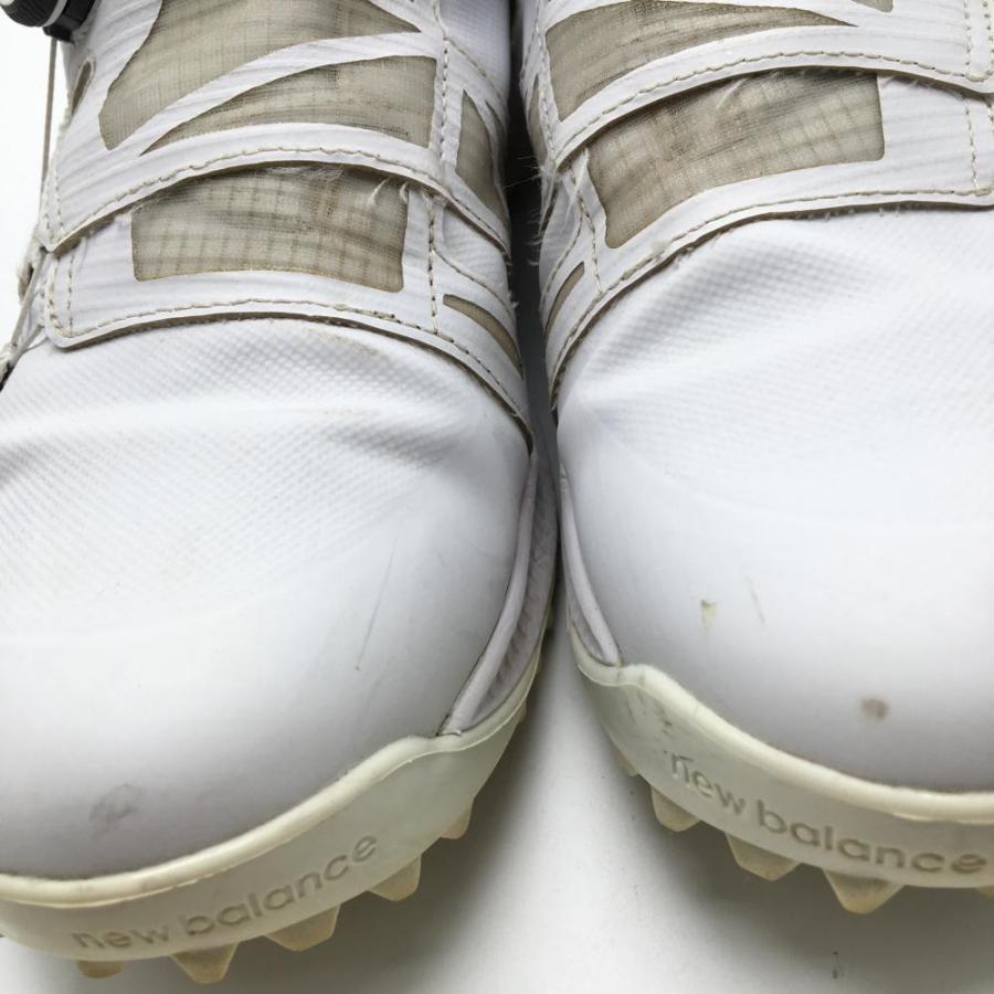 ニューバランス ゴルフシューズ BOAダイヤル式スパイク ホワイト New Balance（ニューバランス） ゴルフシューズ 白 1001v4 スパイク