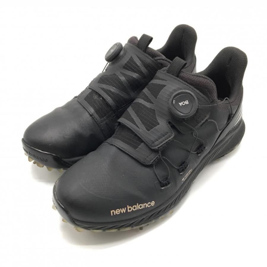 new balance ゴルフシューズ　boa ブラック New Balance（ニューバランス） 【美品】ニューバランス ゴルフ