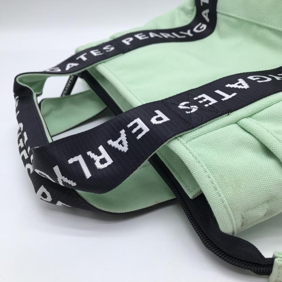 PEARLY GATES（パーリーゲイツ） カートバッグ ペールグリーン 内外