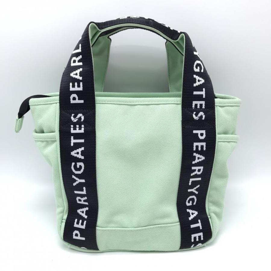 PEARLY GATES（パーリーゲイツ） カートバッグ ペールグリーン 内外