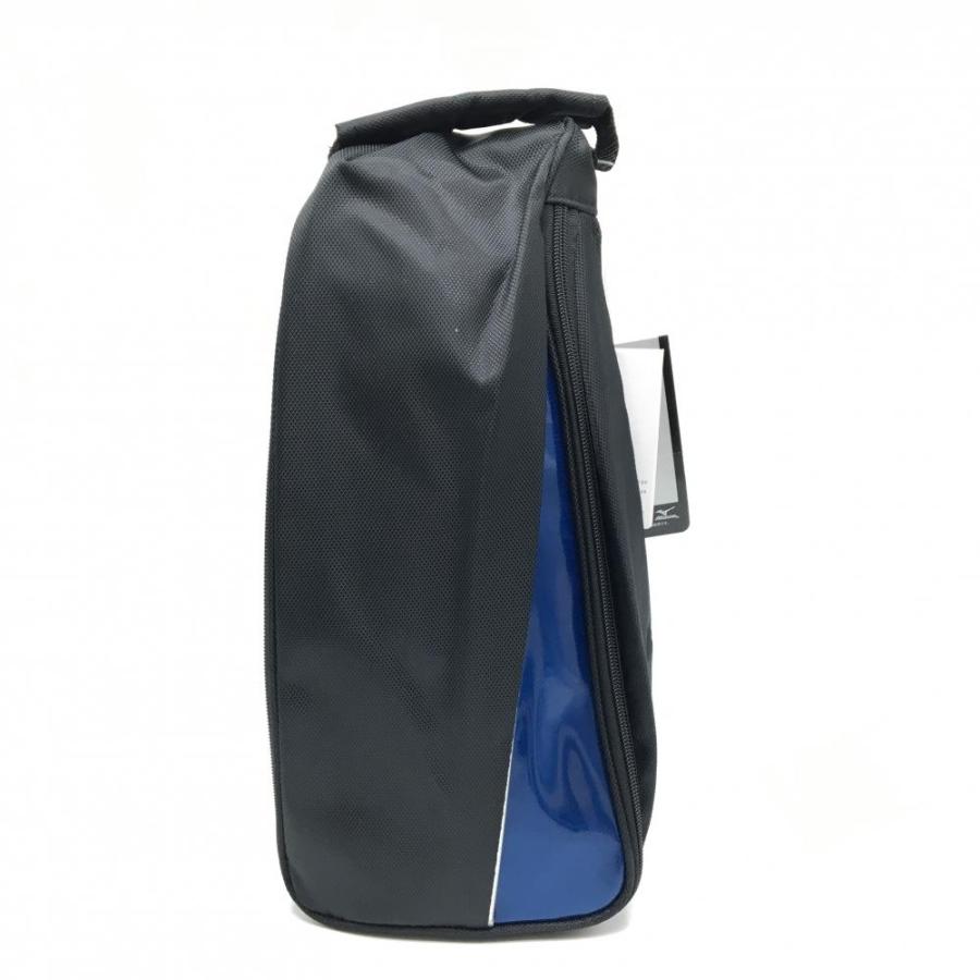 MIZUNO（ミズノ） 【新品】ミズノ シューズケース 黒×ブルー ロゴ