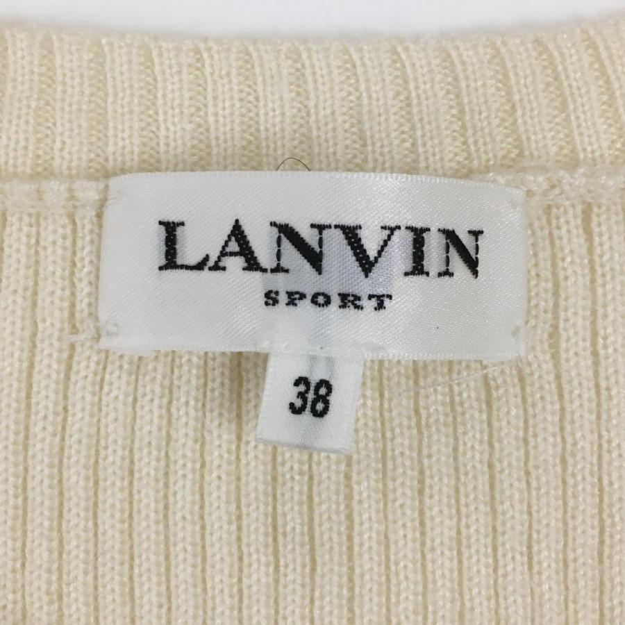 ゴルフ 美品 LANVIN SPORT 切替ニットベスト 38