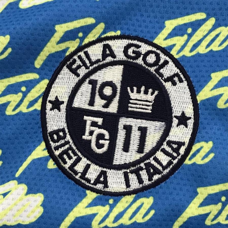 FILA GOLF 【超美品】フィラゴルフ 半袖ポロシャツ ライトブルー