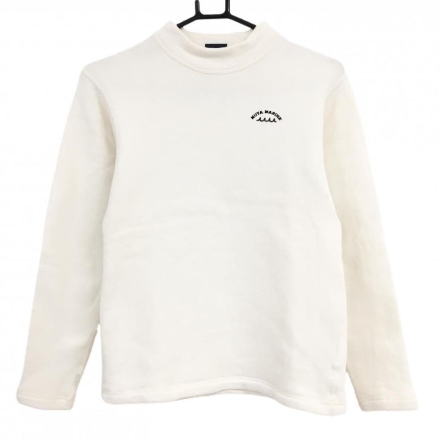 muta MARINE（ムータマリン） 長袖ハイネックシャツ アイボリー 裏微