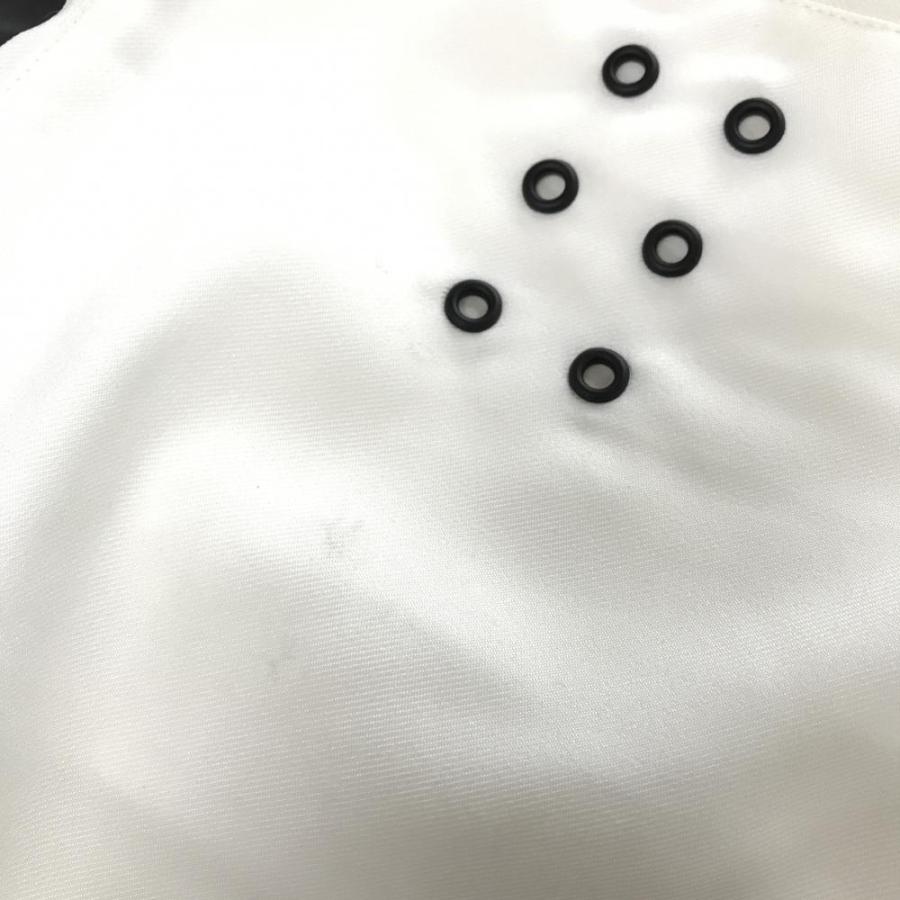 Russeluno（ラッセルノ） パンツ 白×黒 サイドライン ルチャマスク