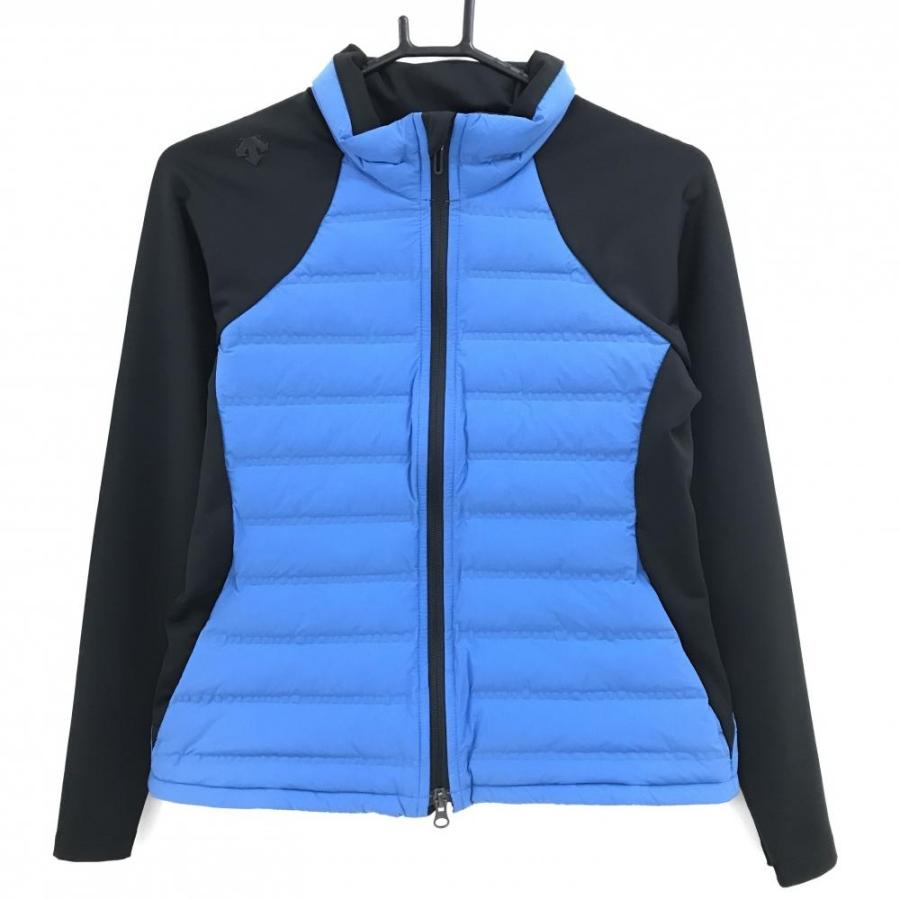 DESCENTE GOLF 【美品】デサントゴルフ 切替ダウンジャケット ブルー