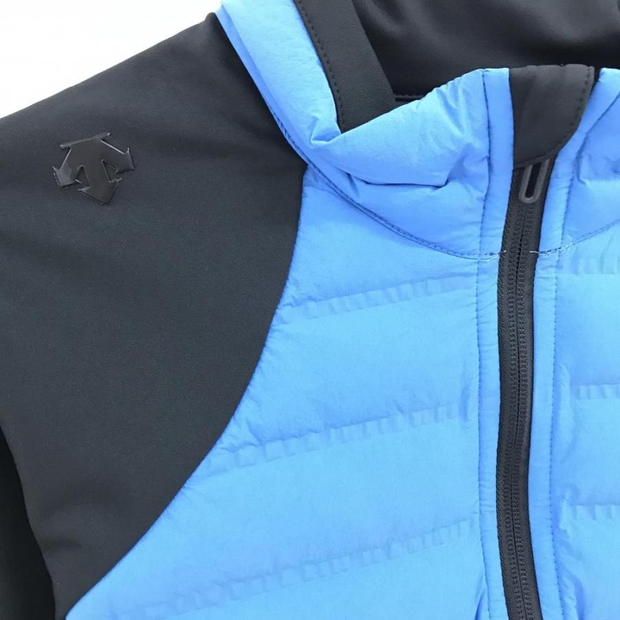 DESCENTE GOLF 【美品】デサントゴルフ 切替ダウンジャケット ブルー