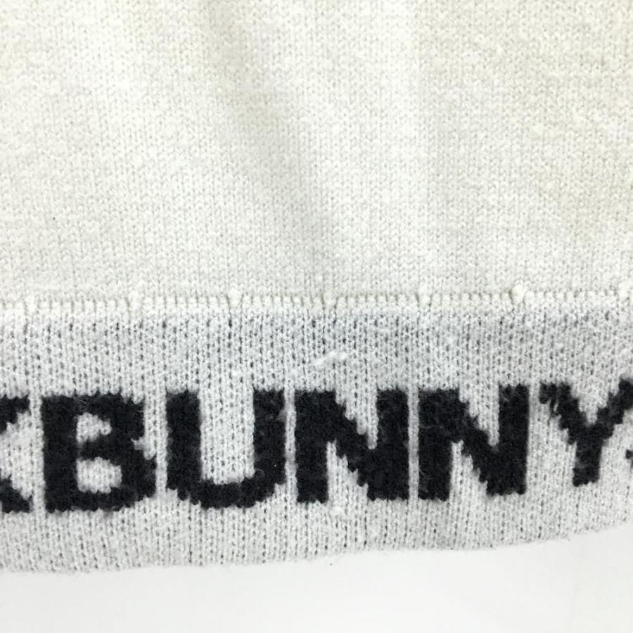 Jack Bunny!!（ジャックバニー） 裏地付ハイネックセーター 白×黒