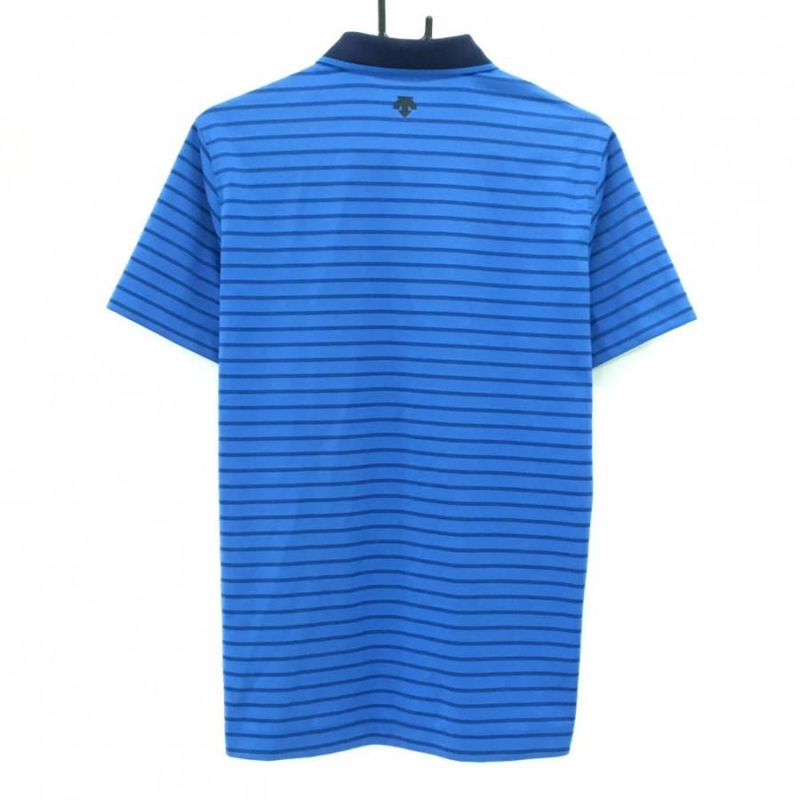 SRIXON 【美品】スリクソンバイデサント 半袖ポロシャツ ブルー