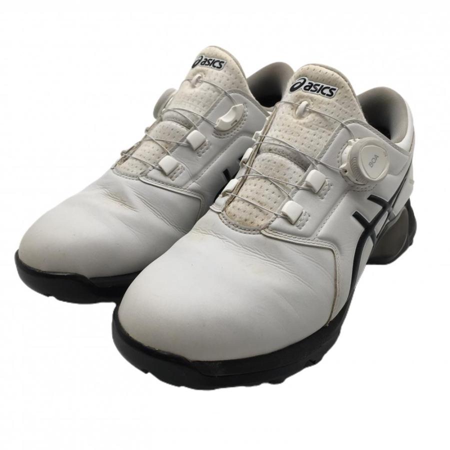 ASICS（アシックス） ゴルフシューズ 白×黒 1111A229 ゲルエースプロM 