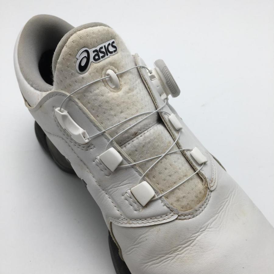 ASICS（アシックス） ゴルフシューズ 白×黒 1111A229 ゲルエースプロM