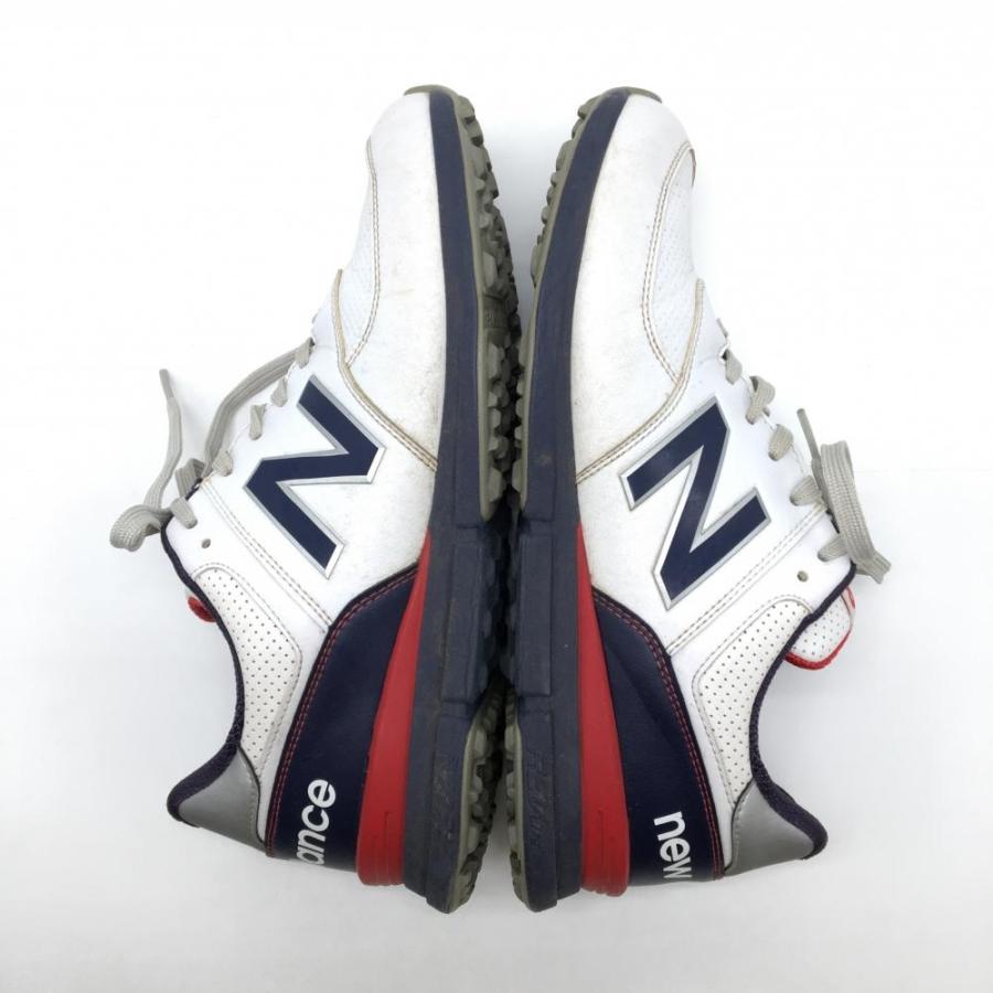 New Balance（ニューバランス） ゴルフシューズ 白×ネイビー MGS574T2