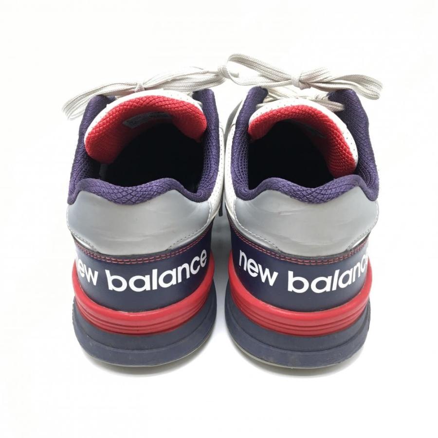 New Balance（ニューバランス） ゴルフシューズ 白×ネイビー MGS574T2