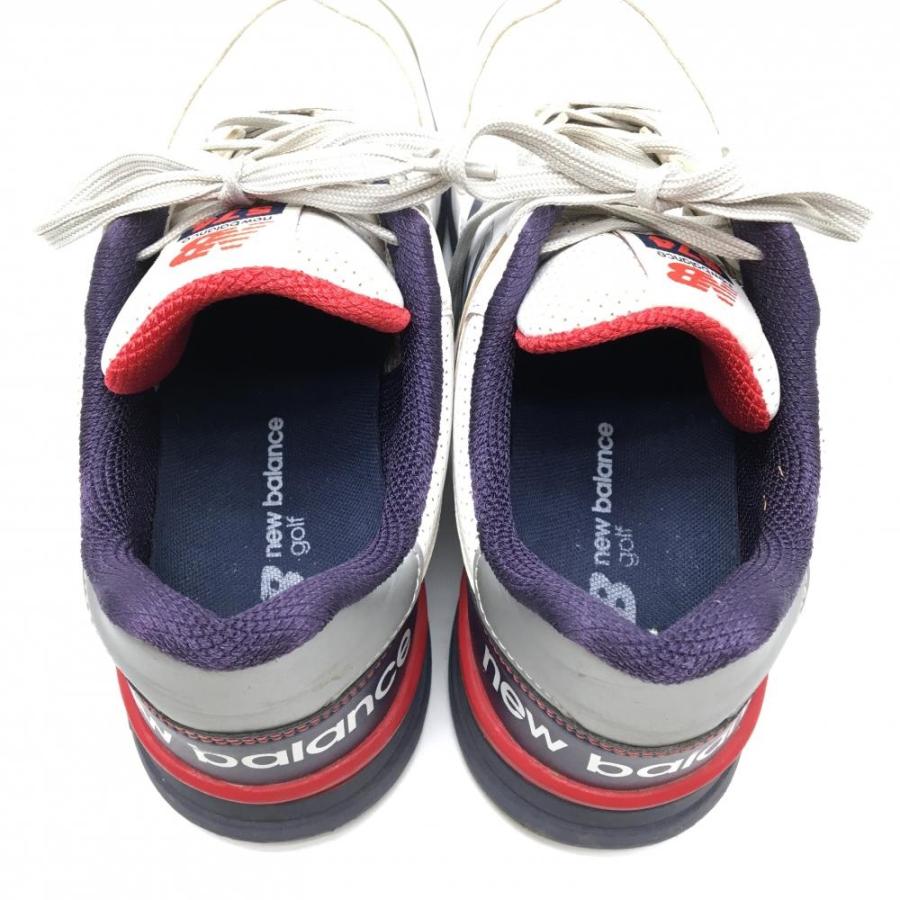 New Balance（ニューバランス） ゴルフシューズ 白×ネイビー MGS574T2