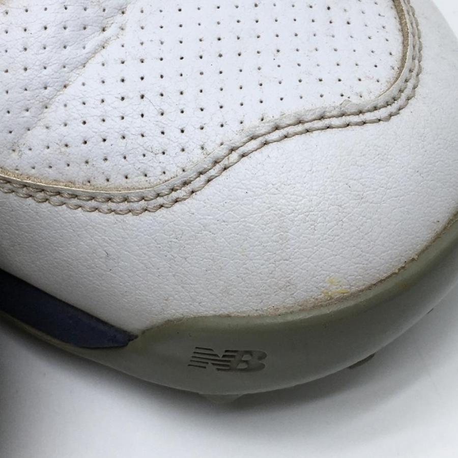 New Balance（ニューバランス） ゴルフシューズ 白×ネイビー MGS574T2