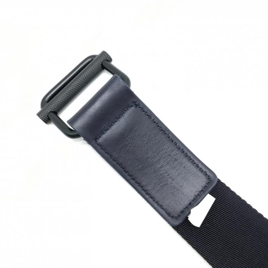 パーリーゲイツ まとめ ポロシャツ パンツ ベルト 長袖 ゴルフウェア PEARLY GATES（パーリーゲイツ） ベルト 黒×白 ボーダー メンズ ゴルフ