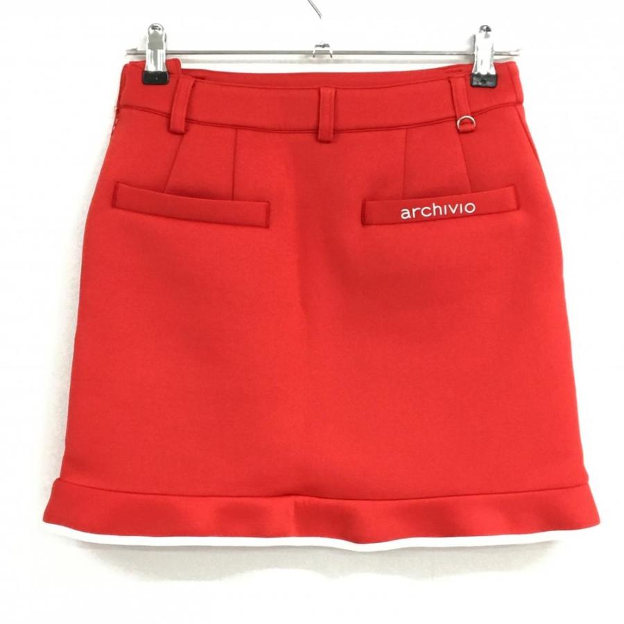 アルチビオ スカート 新品未使用 archivio（アルチビオ） 【超美品】アルチビオ スカート レッド×白