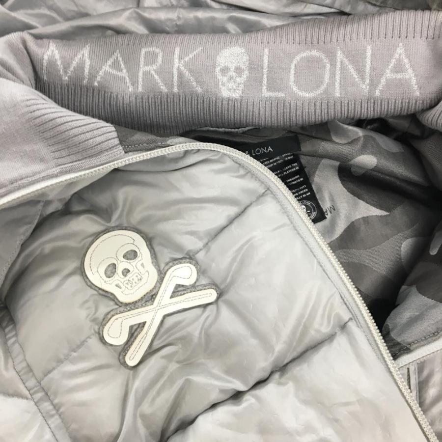 【美品】MARK & LONA 2WAYダウンジャケット MARK&LONA（マークアンドロナ） 2WAYダウンジャケット ライトグレー 星