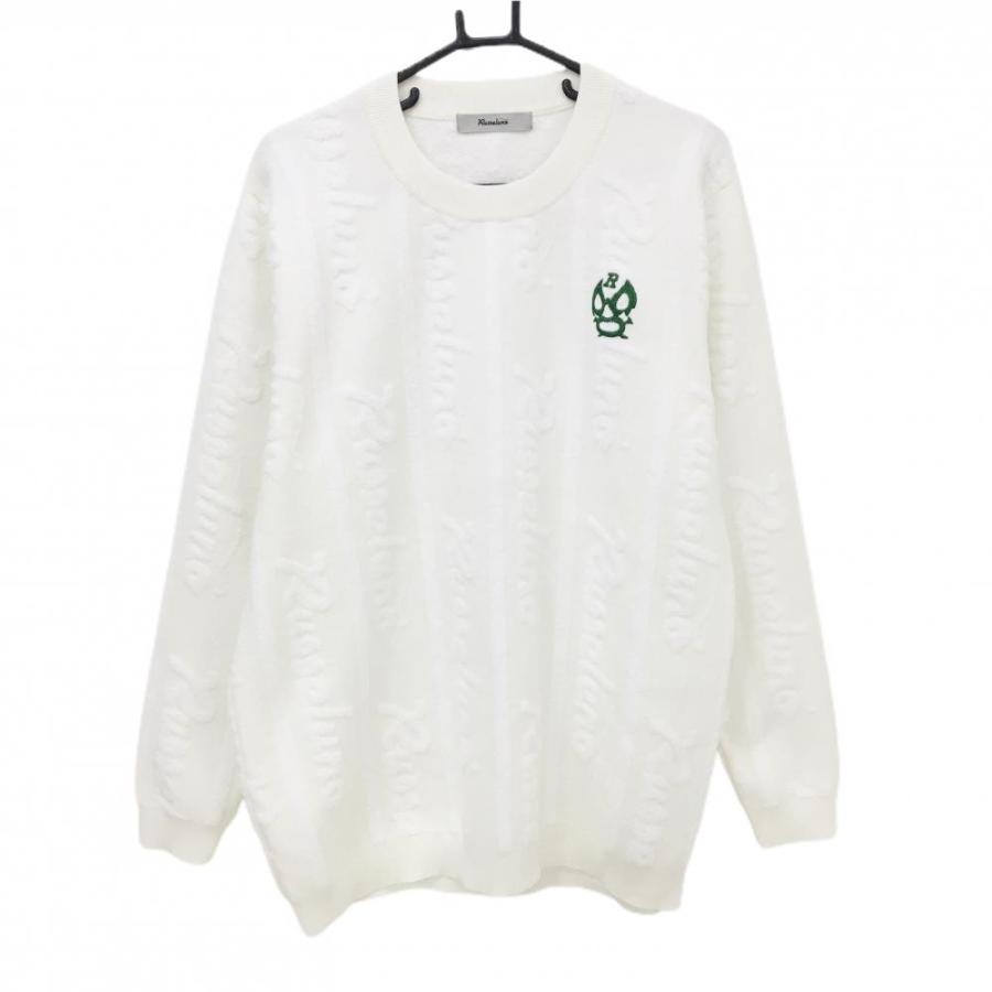 Russeluno（ラッセルノ） 【超美品】ラッセルノ セーター 白 英字ロゴ