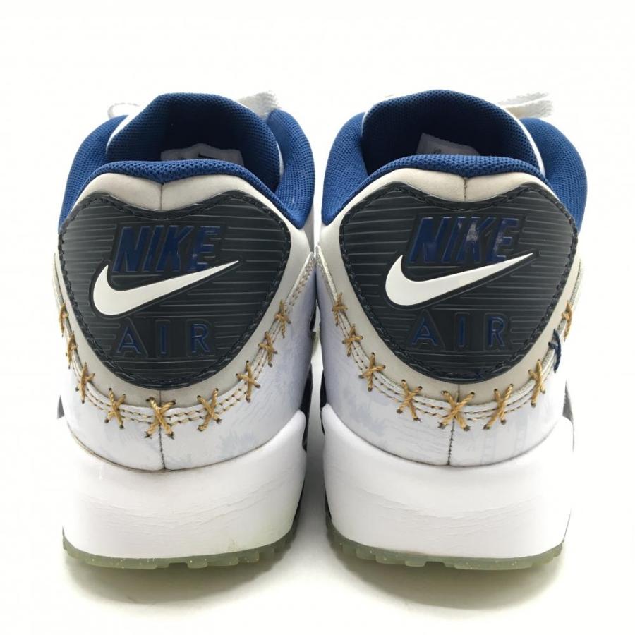 NIKE（ナイキ） ゴルフシューズ 白×ネイビー FB5055-041 AIR MAX 90