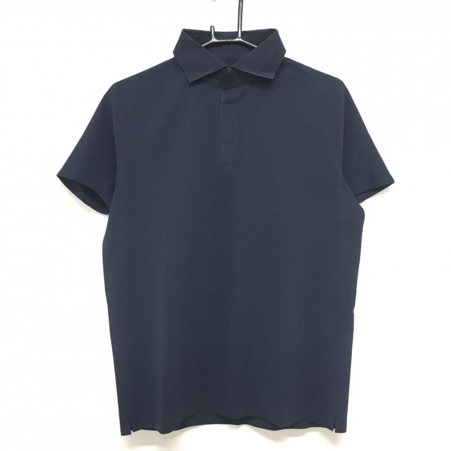 DESCENTE（デサント） 【超美品】デサント 半袖ポロシャツ ネイビー