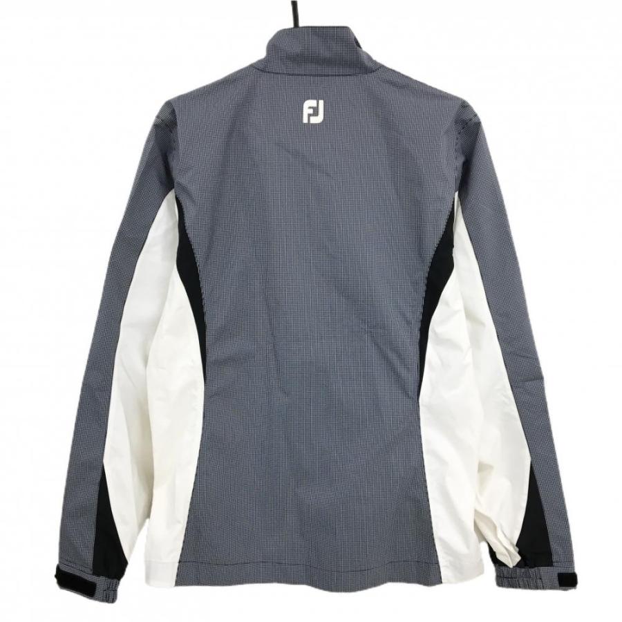 FootJoy（フットジョイ） ジャケット ネイビー×白 格子チェック 薄手 