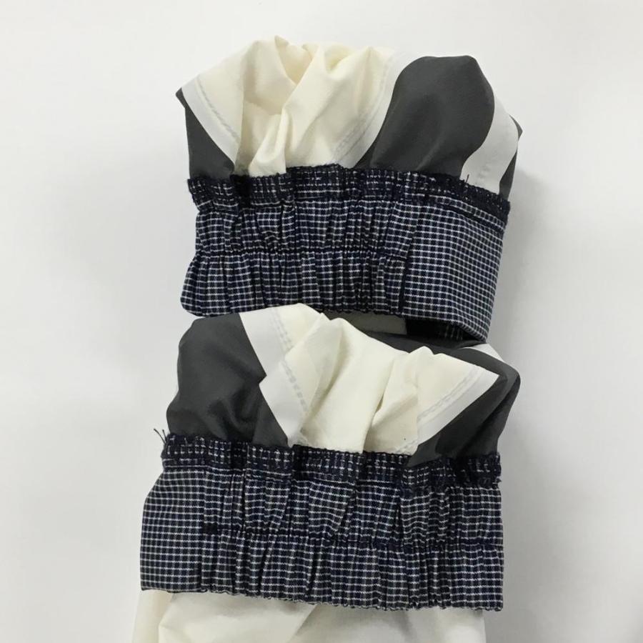 FootJoy（フットジョイ） ジャケット ネイビー×白 格子チェック 薄手 