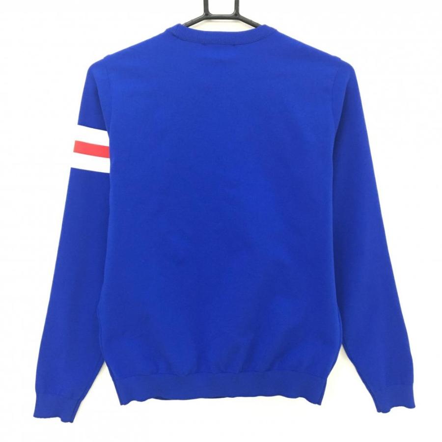 WAAC 【超美品】ワック セーター ブルー ロゴ刺しゅう 韓国モデル
