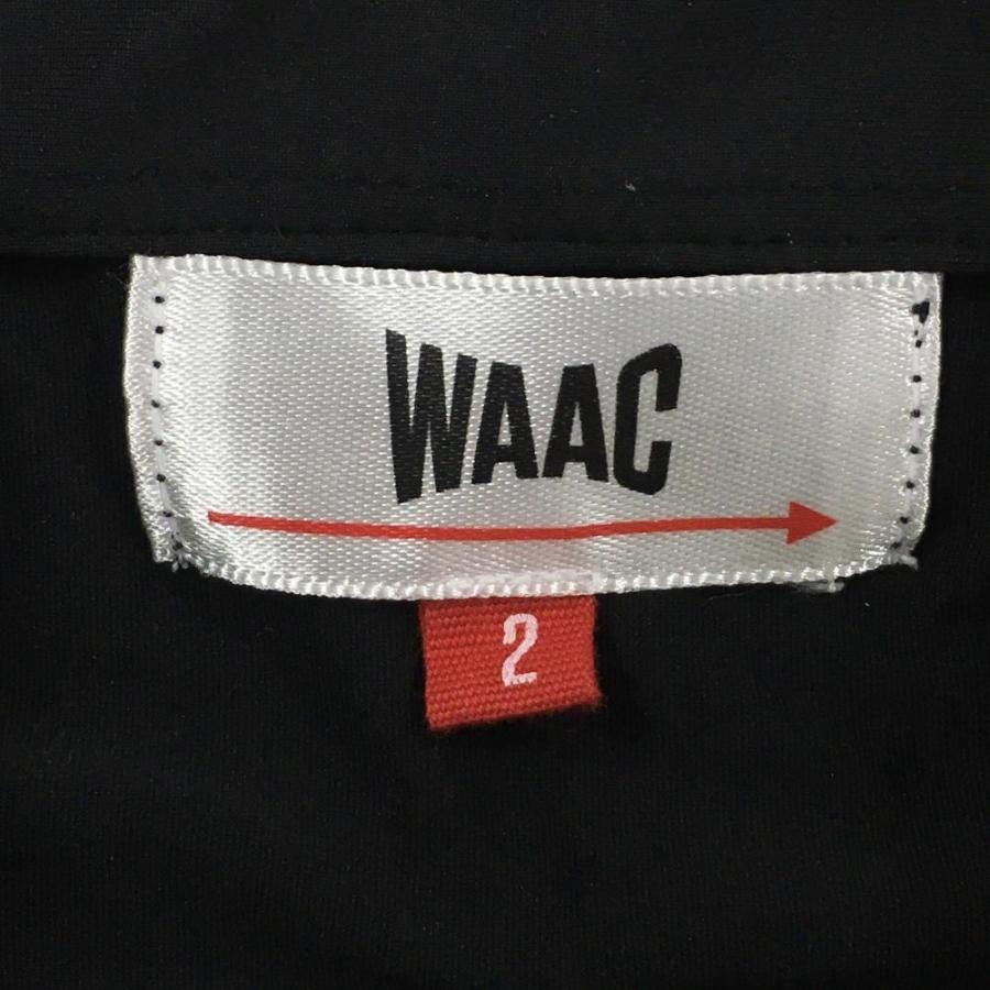 WAAC 【超美品】ワック ノースリーブポロシャツ 黒×白 バイカラー