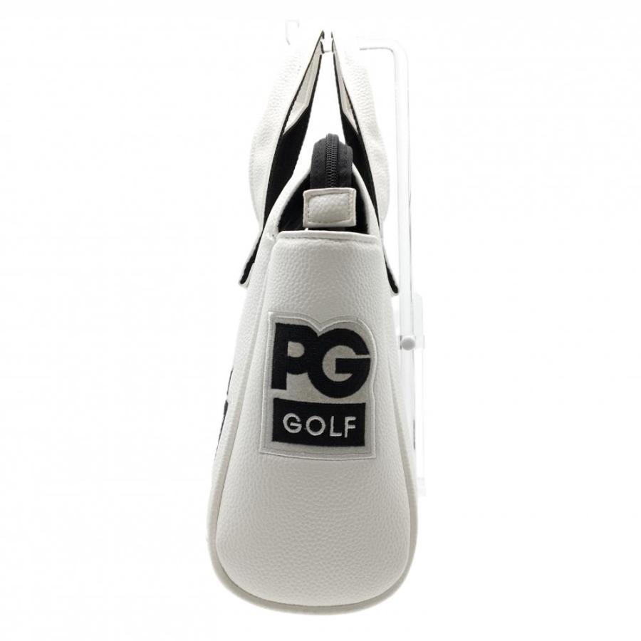 PEARLY GATES（パーリーゲイツ） カートバッグ 白×黒 ニコちゃん