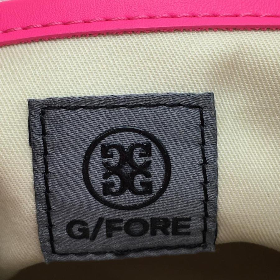 G/FORE（ジーフォア） 2WAYショルダーバッグ 白×ピンク 巾着 カート