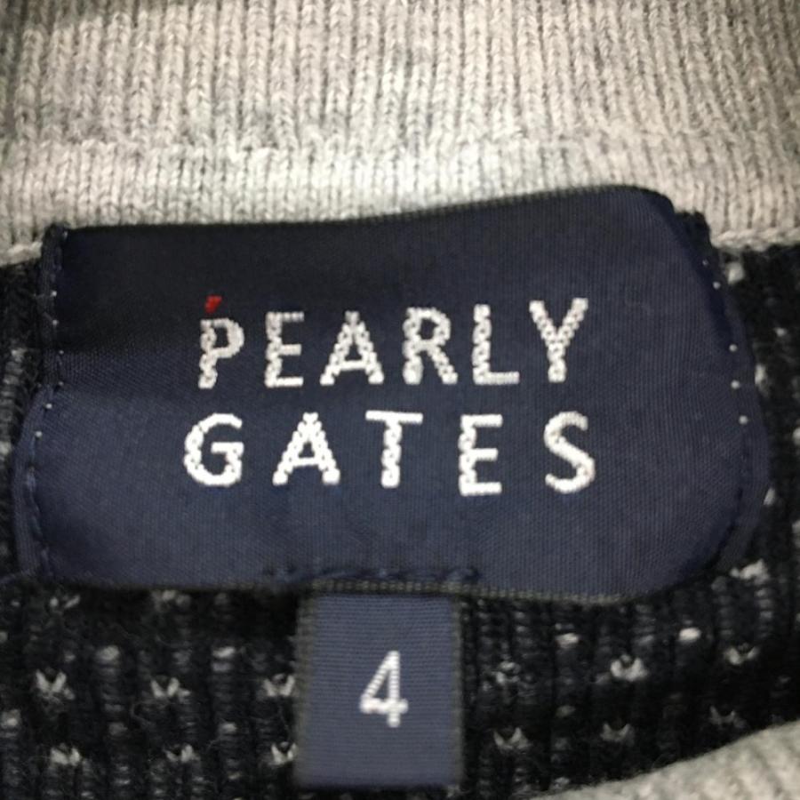 PEARLY GATES（パーリーゲイツ） タートルネックセーター ライトグレー