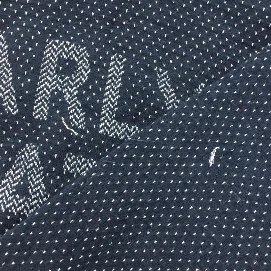 PEARLY GATES（パーリーゲイツ） タートルネックセーター ネイビー×白