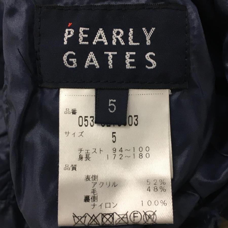 PEARLY GATES（パーリーゲイツ） リバーシブルベスト ネイビー×白