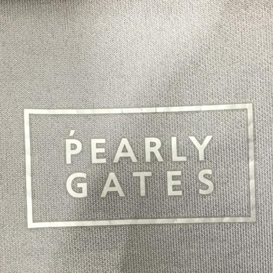 PGG 【超美品】PGGパーリーゲイツ 半袖ハイネックシャツ グレー