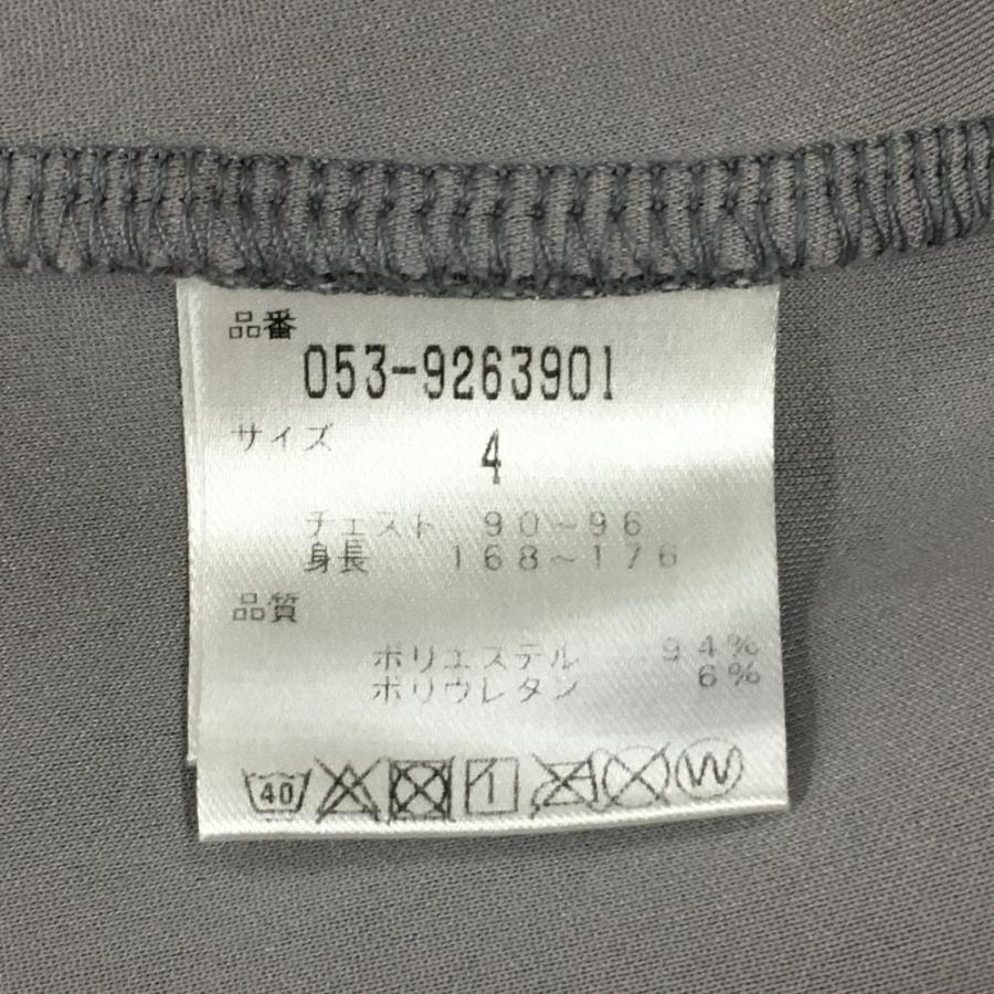 PGG 【超美品】PGGパーリーゲイツ 半袖ハイネックシャツ グレー
