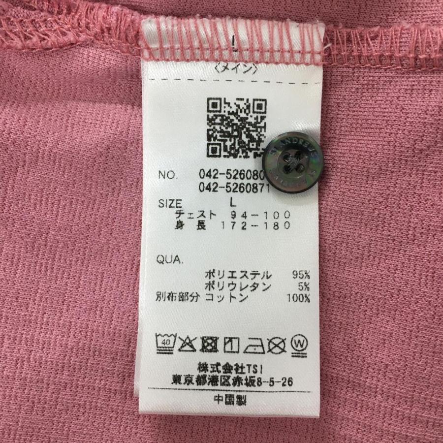 St ANDREWS 【美品】セントアンドリュース 半袖ポロシャツ ピンク 織