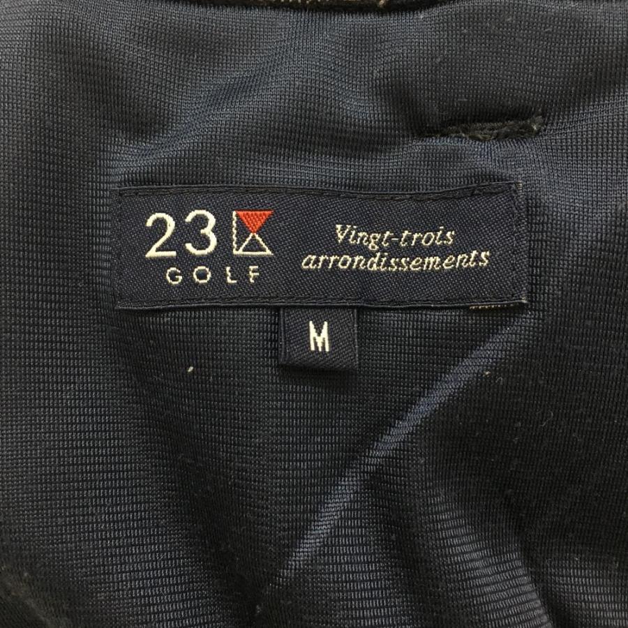 23区GOLF 【美品】23区ゴルフ パンツ ライトグレー×グレー 花総柄