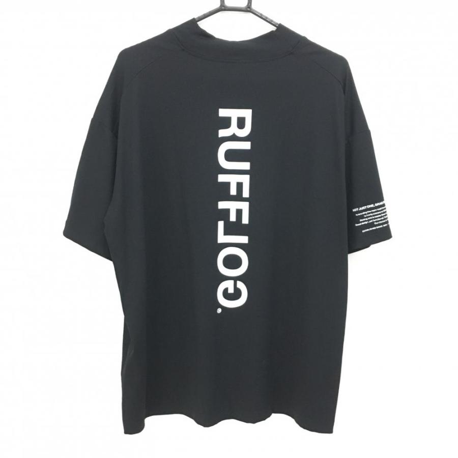 RUFFLOG（ラフロッグ） 【超美品】ラフロッグ 半袖ハイネックシャツ 黒